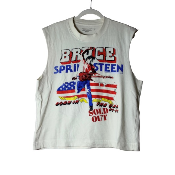 Abercrombie & Fitch Tops - Abercrombie Bruce Springsteen Born In The USA Graphic Muscle Tee Size XS